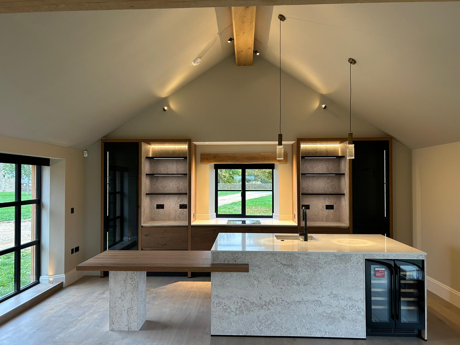 Conservatory wiring and underfloor heating installation by Southam Bros Electrical